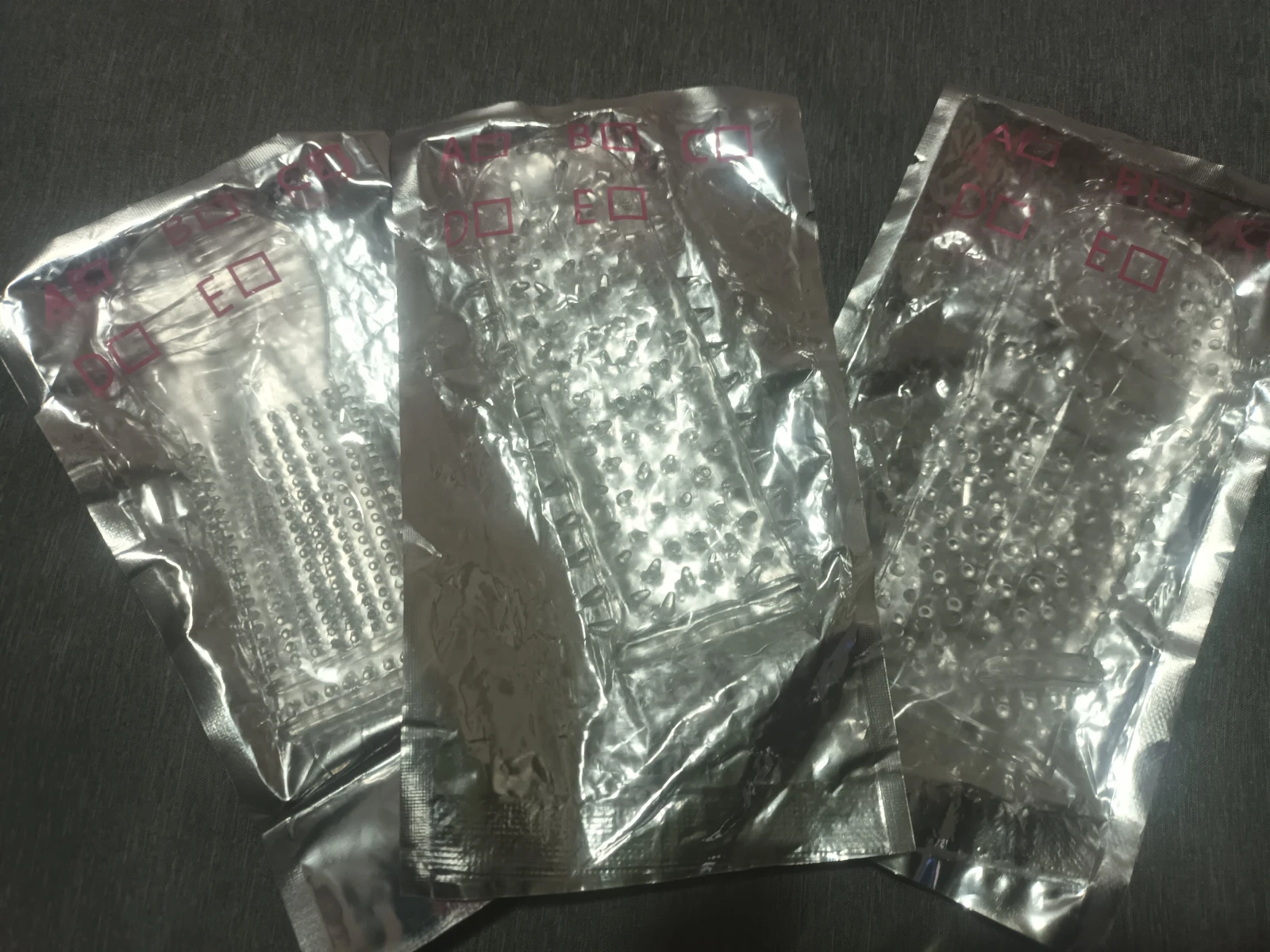 Condones texturizados 