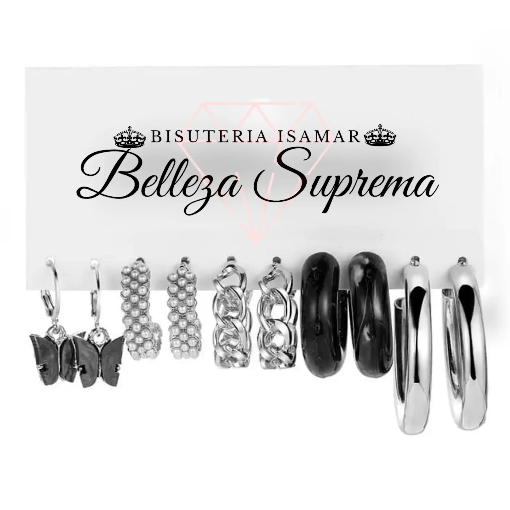 SET DE AROS Y ARETES OREJERAS 4