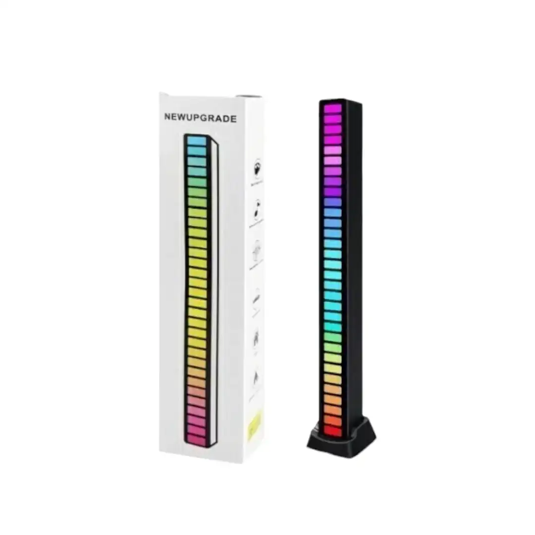 BARRA LED AUDIORITMICA RECARGABLE USB