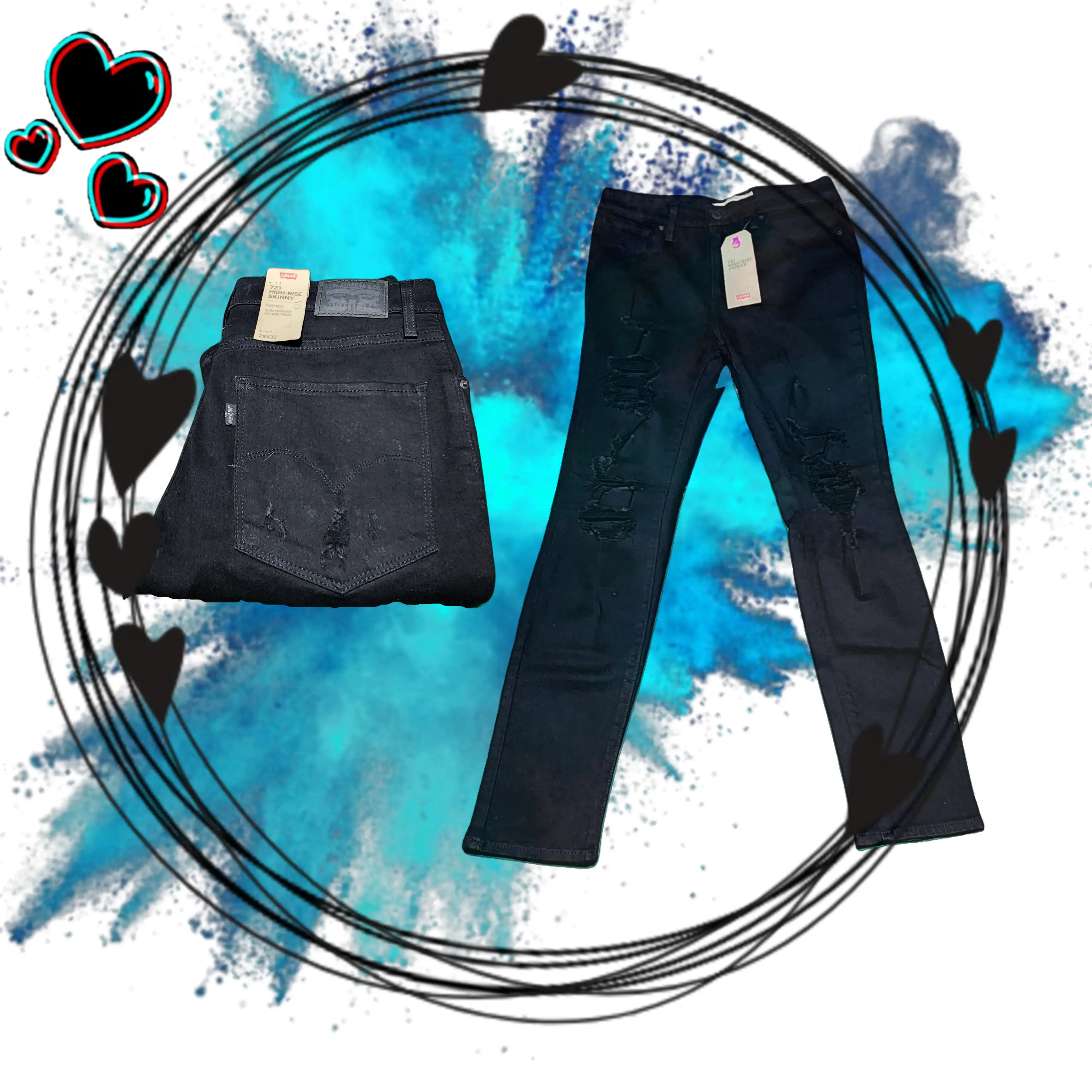 Jeans 721 rasgado 
