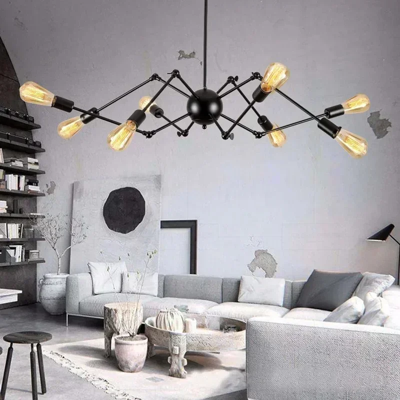 LAMPARA COLGANTE SPIDER 12L E27 4