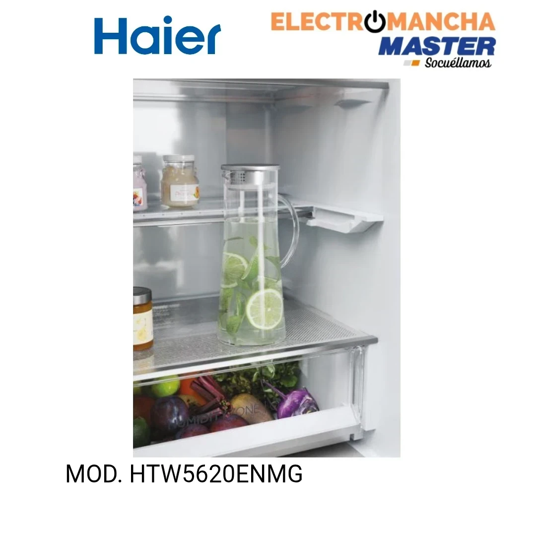 FRIGO COMBI HAIER HTW5620ENMG 2,05*60 INOX NF E 8