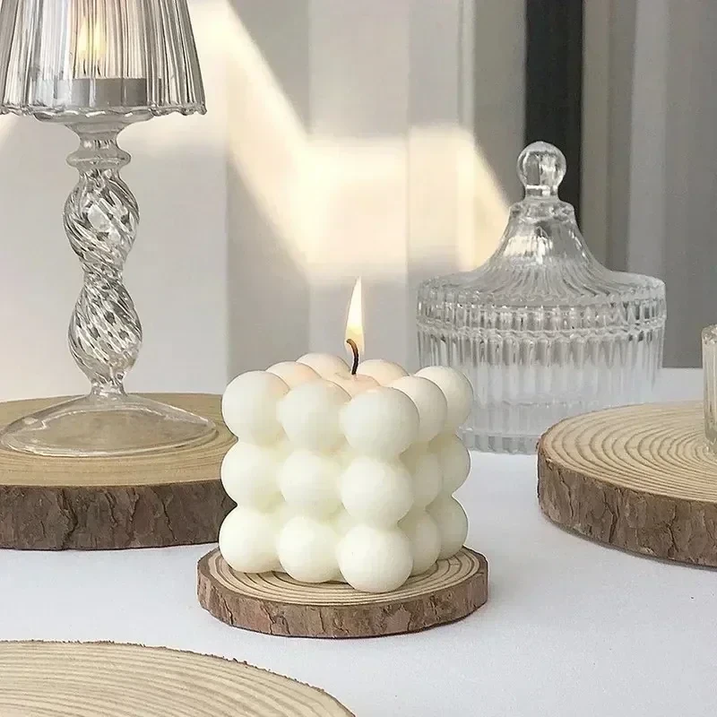 Velas perfumadas en forma cuadrada