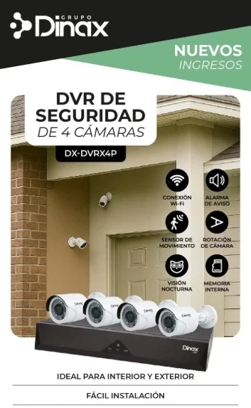 KIT CAMARAS DE SEGURIDAD DINAX