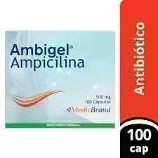 AMBIGEL 500 MG X 100 CAP AMPICILINA MEDIC BRAND