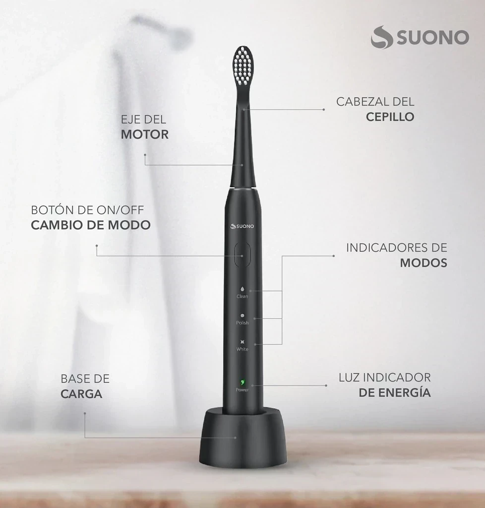CEPILLO DENTAL INALÁMBRICO SUONO