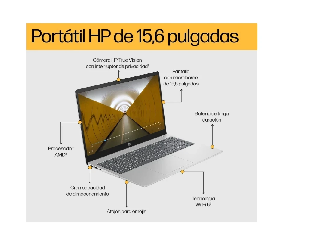 Laptop HP CORE i5 DE15.6" 3