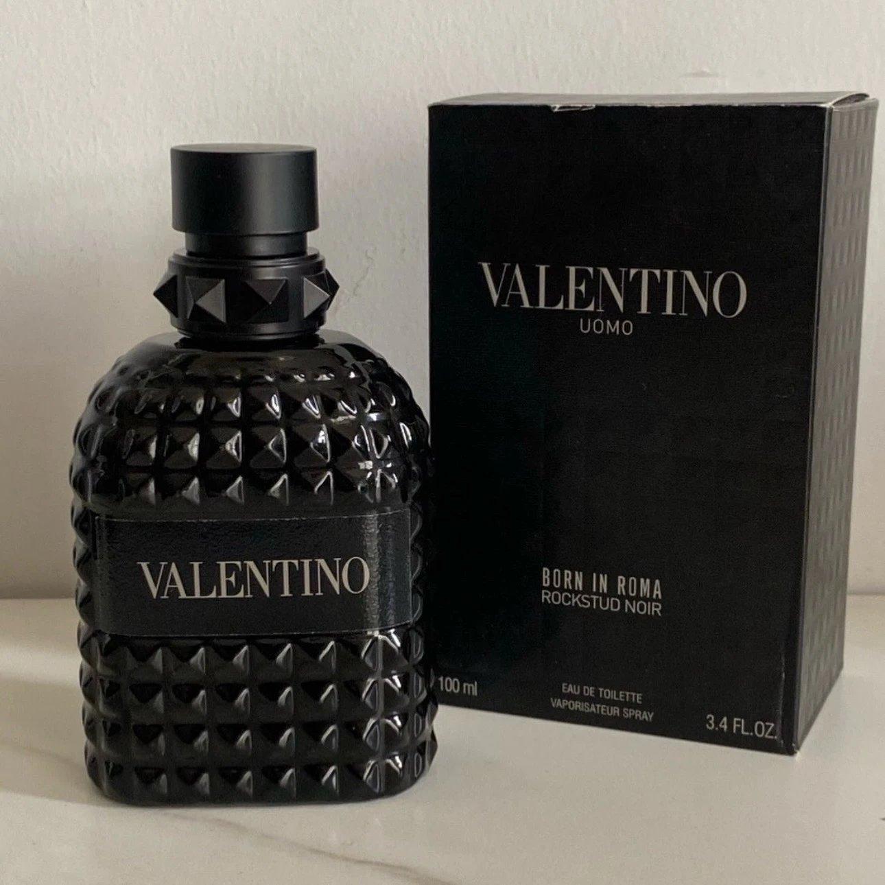1.1 - Valentino Uomo Born In Roma Rockstud Noir - Hombre