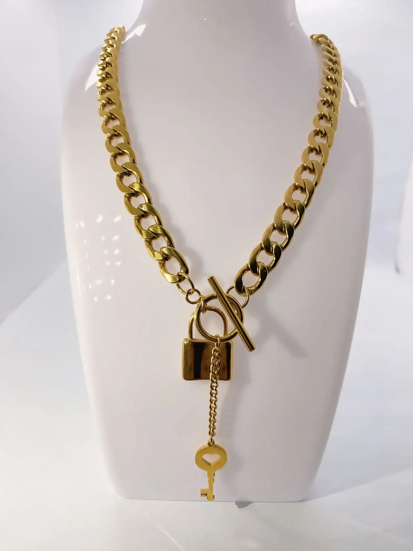 Cadena llave candado 