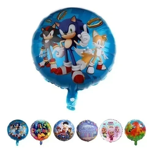 GLOBO METALIZADO 18" ANIMADO