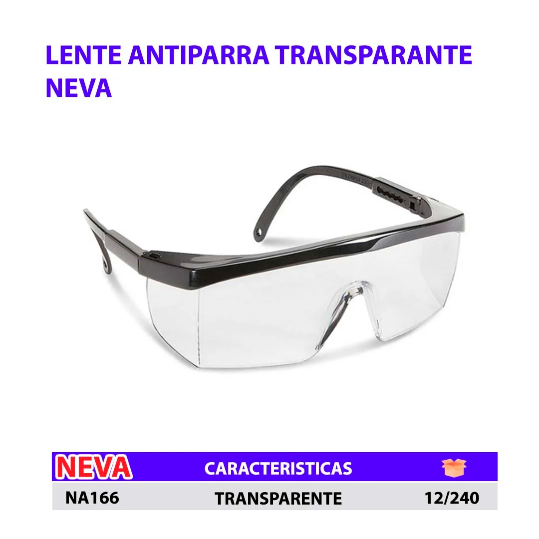 LENTE ANTIPARRA TRANSP NEVA ECO 