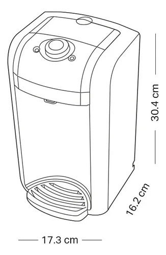 Purificador Despachador Agua Whirlpool Blanco 4