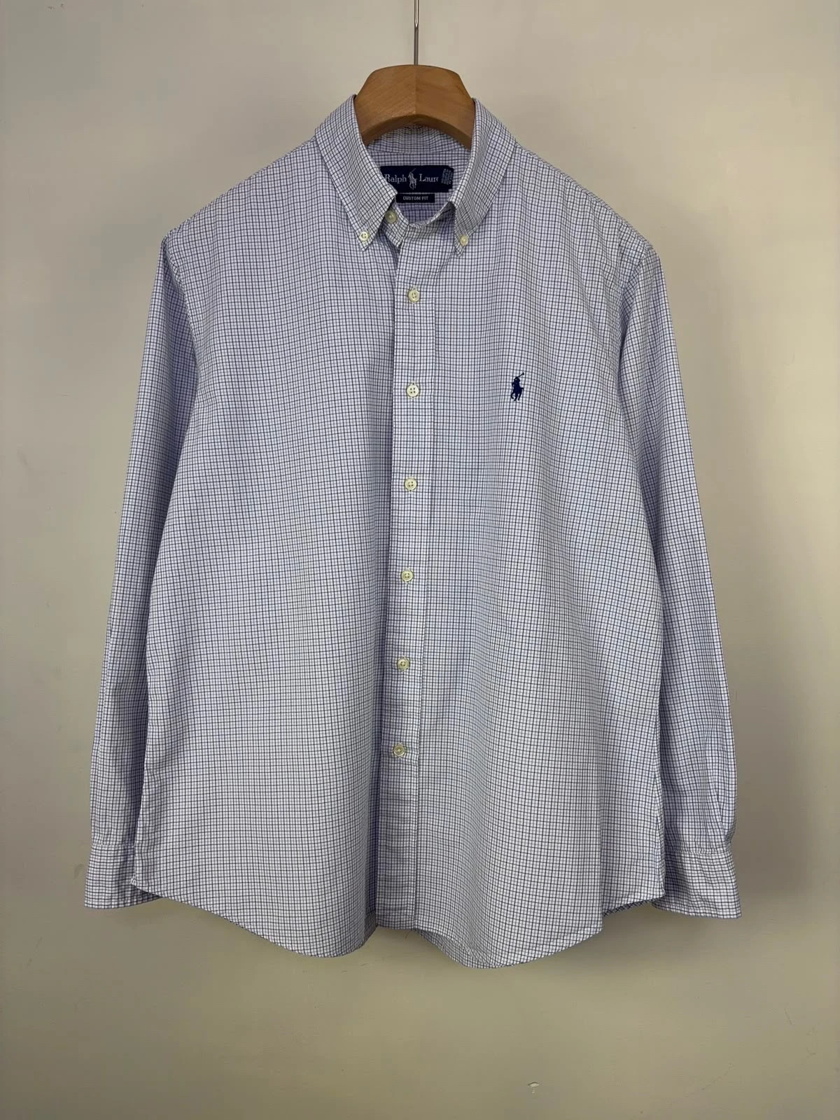 Camisa Button-Down Polo Ralph Lauren Custom Fit - Cuadros Check Multicolor 