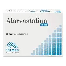 ATORVASTATINA 40 MG CJA X 30 TAB COLMED