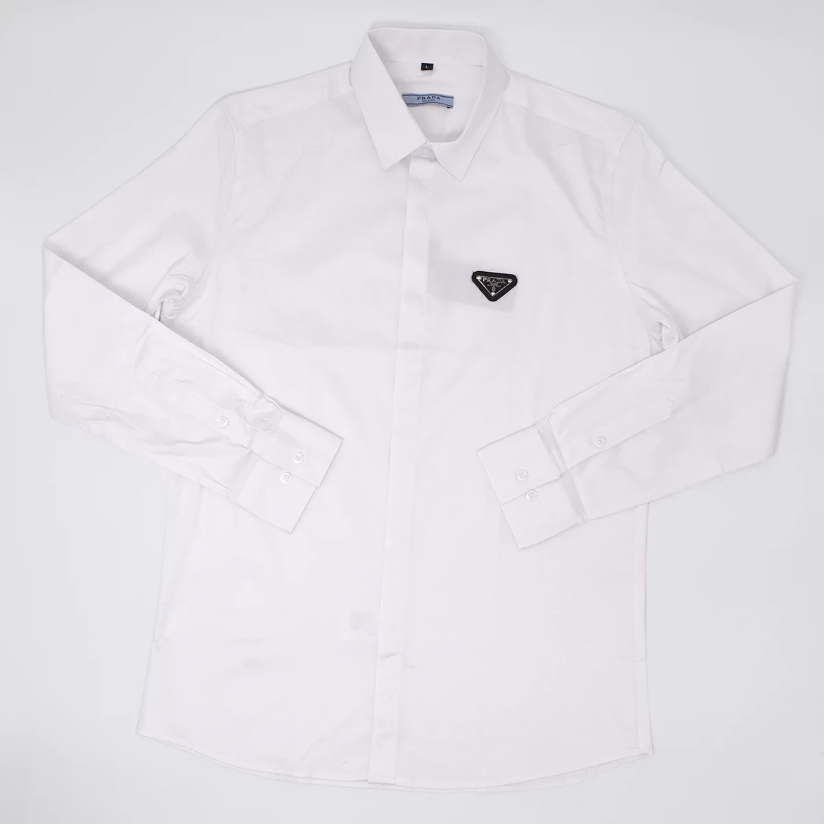 Camisa Manga Larga Prada Blanca 2