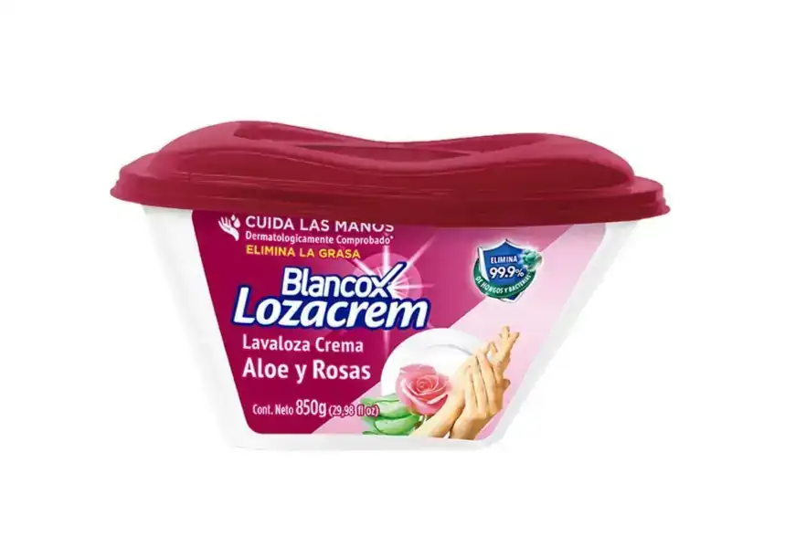 Crema Lavaloza x 850g - Aloe & Rosas