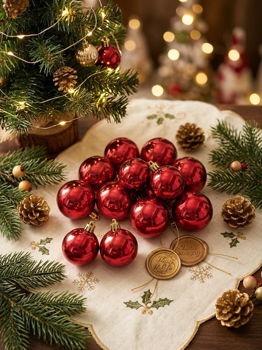 SET DE 29 esferas com caja de regalo  2