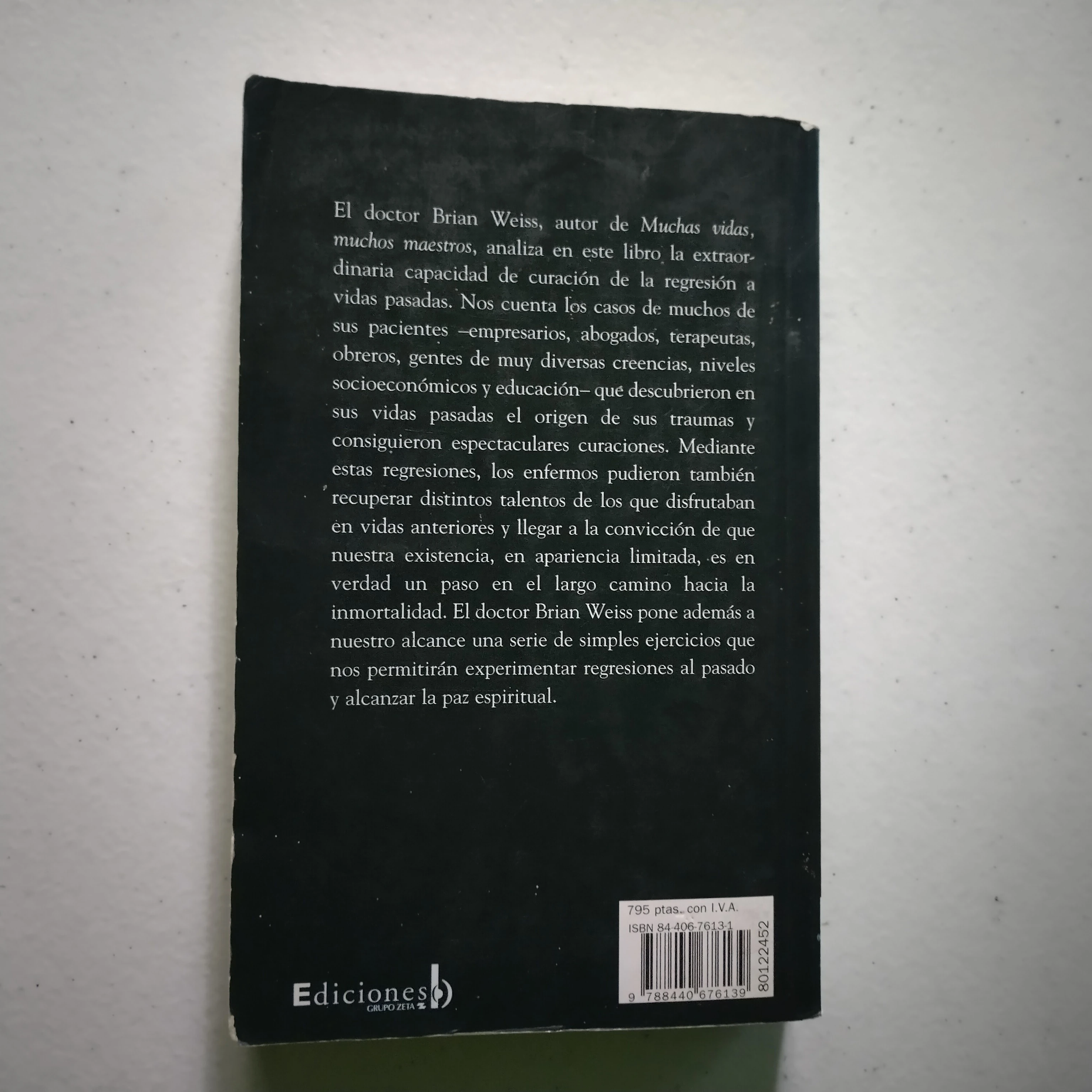 A través del tiempo, Brian Weiss, usado  2