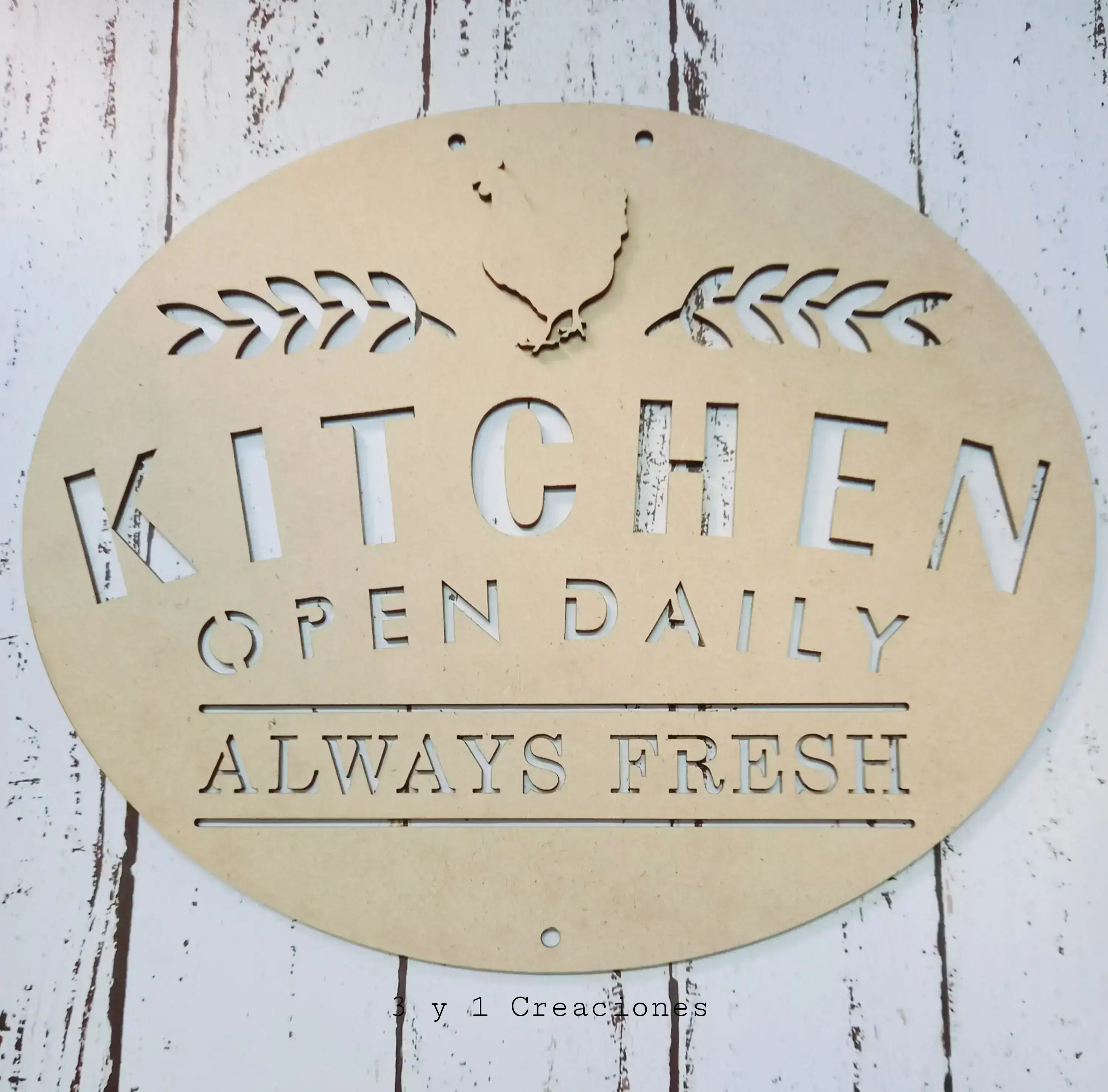 CARTEL LÍNEA FARMHOUSE KITCHEN