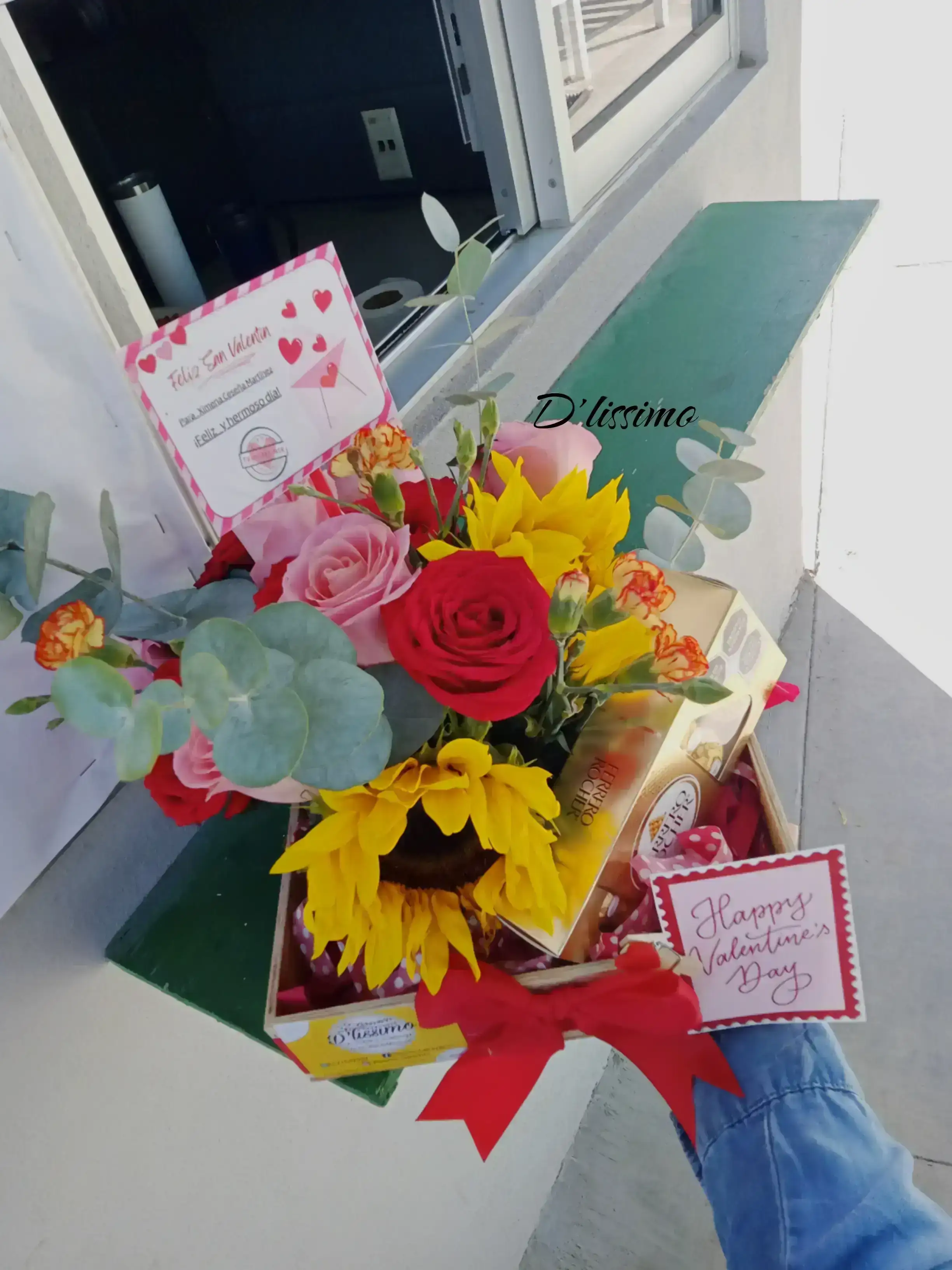 Rosas/girasoles/Ferrero Rocher 