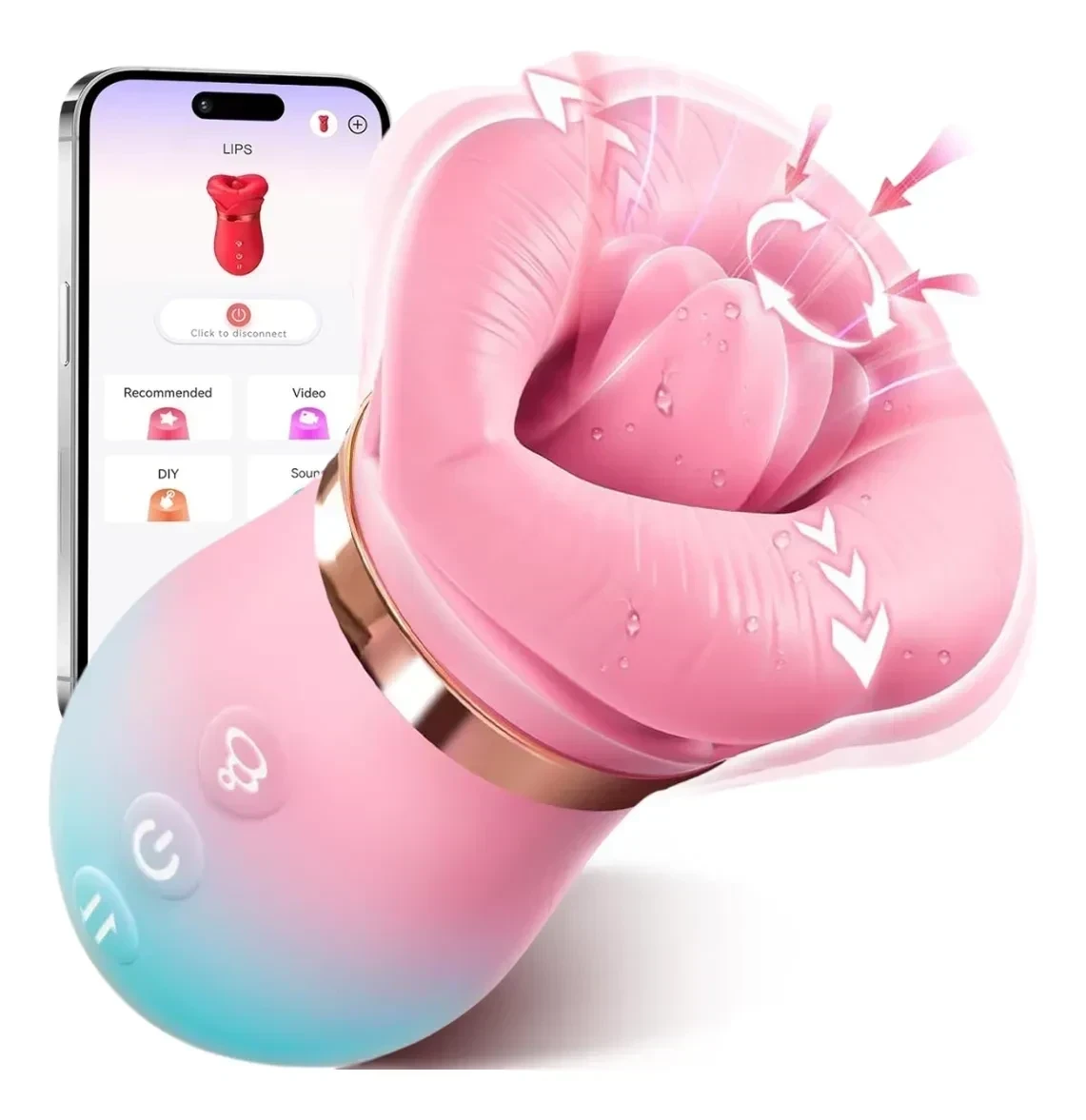 Succionador Clitoris Vibrador 3en1 Sensación Real Carga Usb