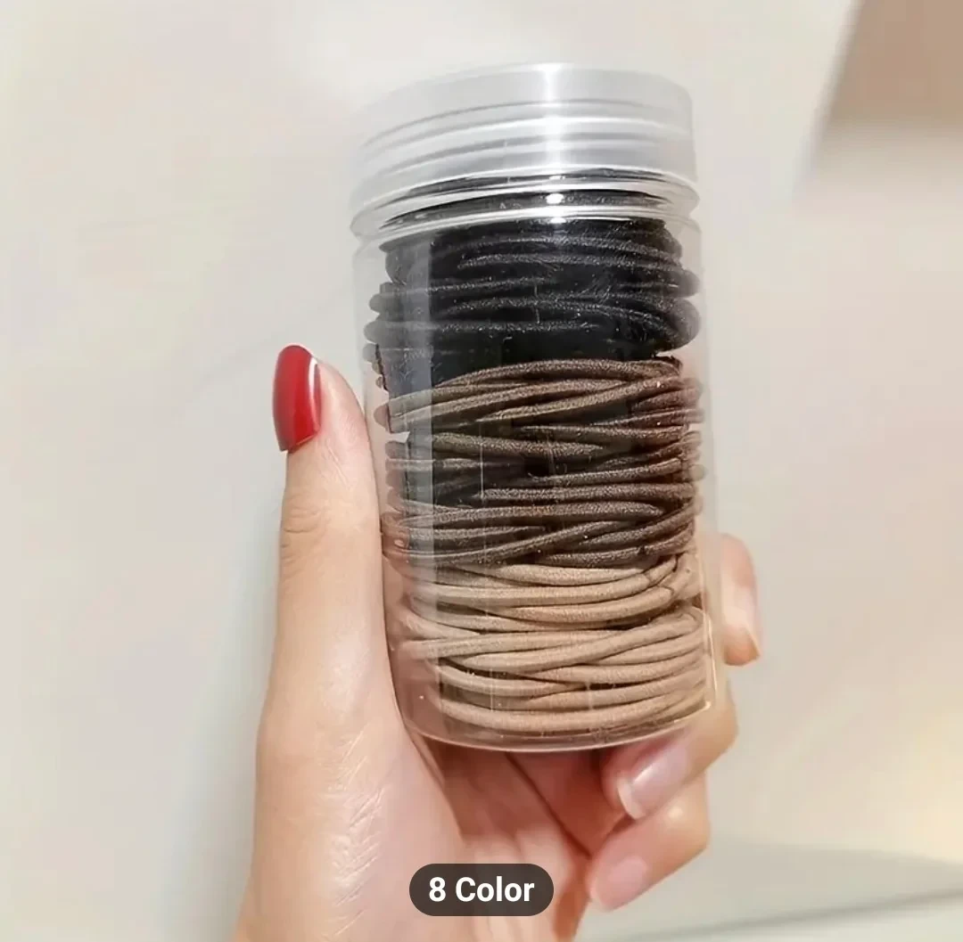 Paquete de 100 Lazos para el Cabello de Poliéster Suave 5
