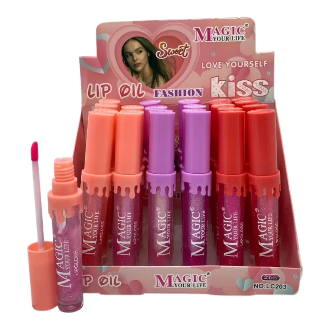 6 Brillos para Labios Fashion Kiss Magic your Life