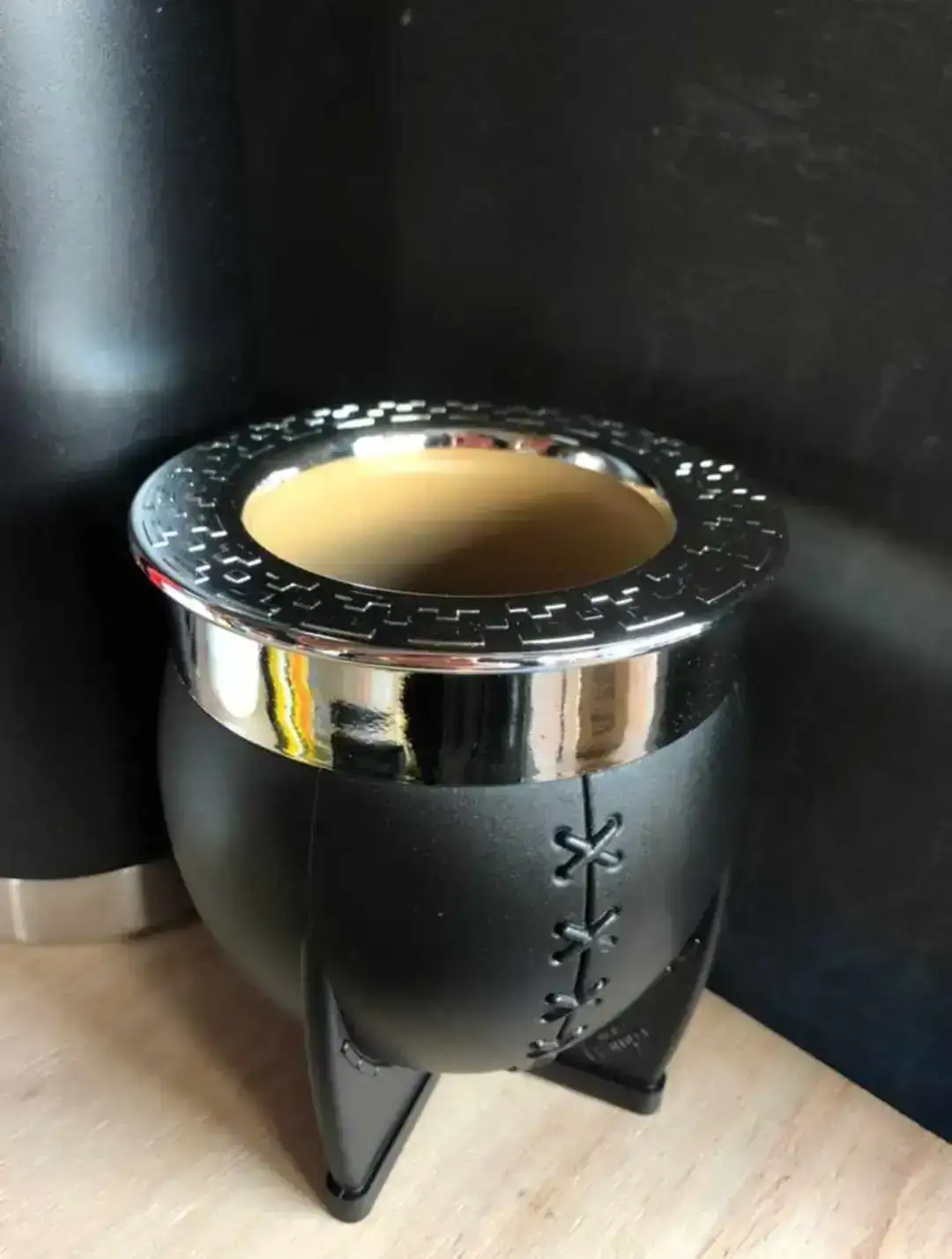 Mate Pampa XL - Virola Tallada  No incluye Bombilla 2
