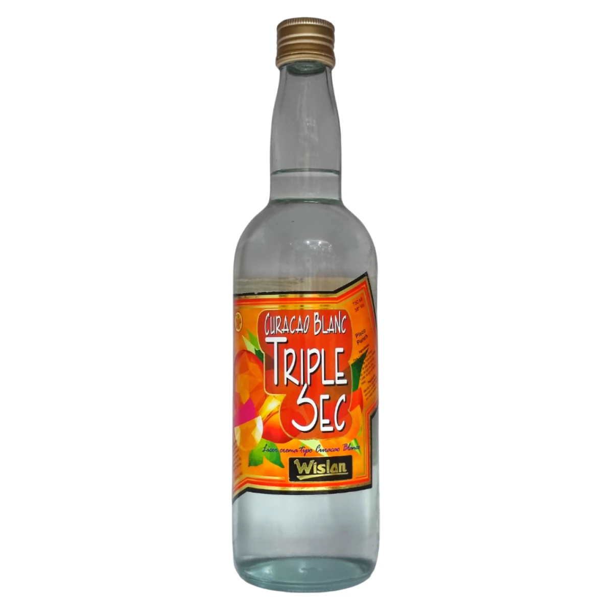 WISLAN LICOR CURACAO BLANCO 750 ML