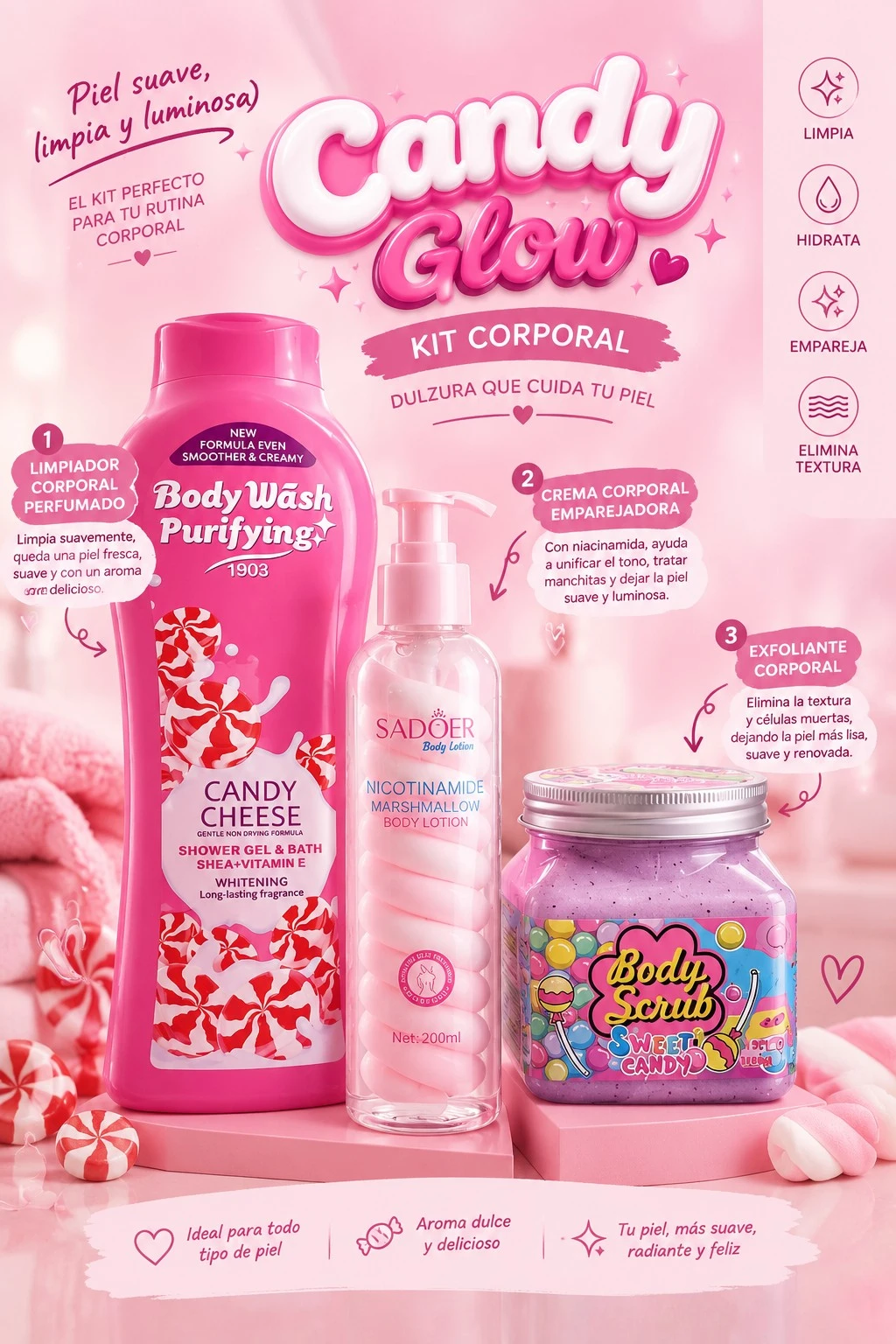 🍭✨ KIT CANDY GLOW 