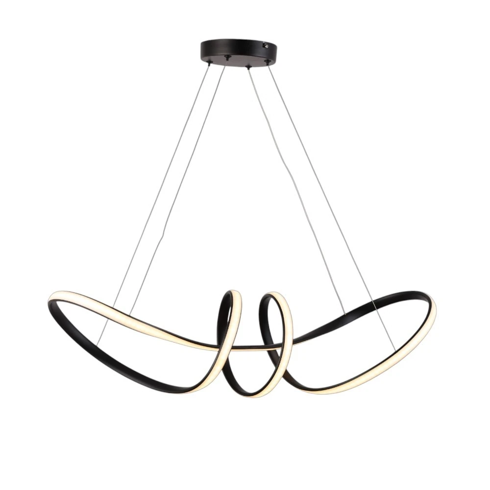 LAMPARA COLGANTE LED IRBIN NEGRA 34W 2