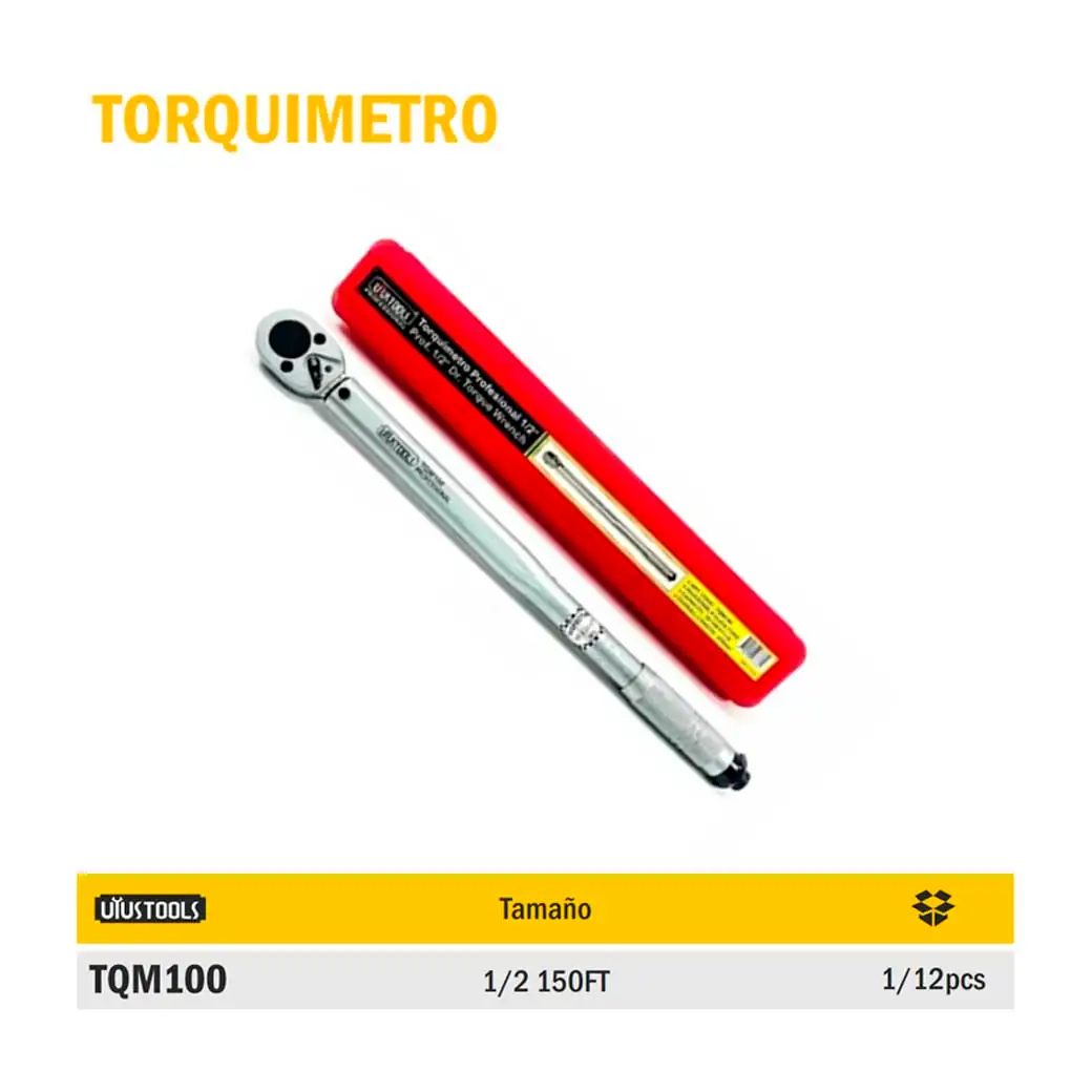 TORQUIMETRO UYUST (ROJO) 1/2 470mm