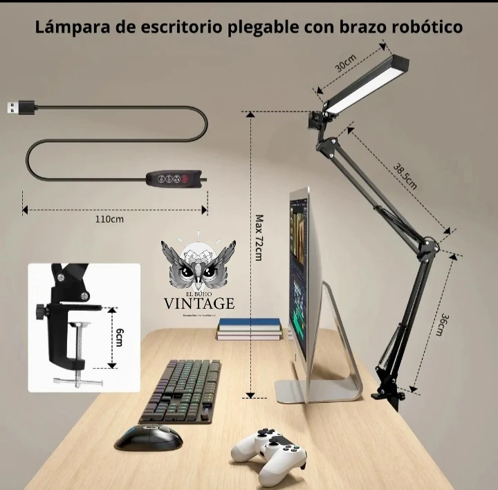 Lámpara de Escritorio Artículado 8