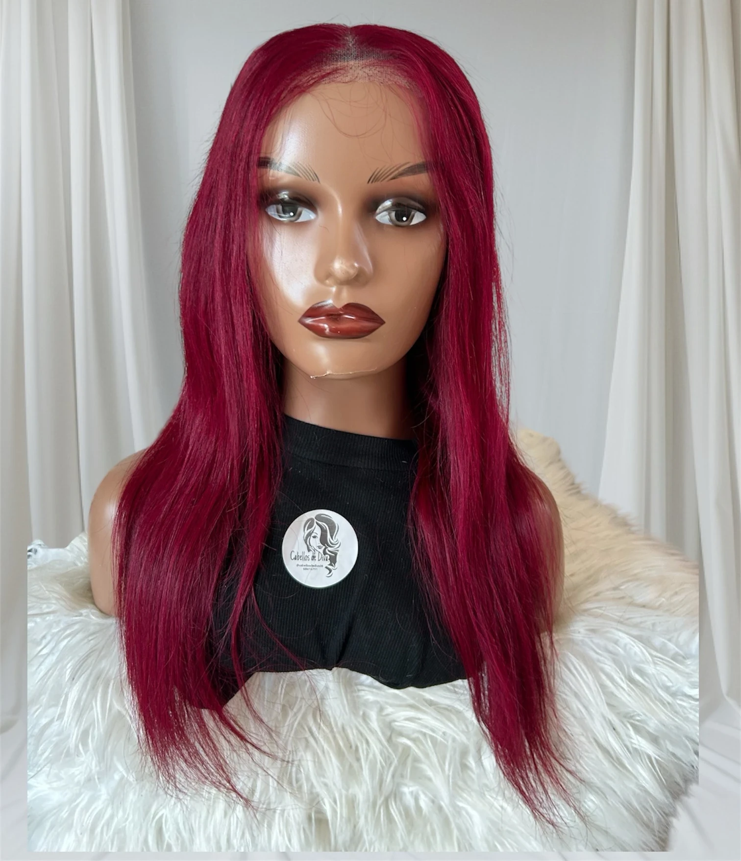 Peluca de cabello Humano 20”  frontal lace 7x5 glueless 4