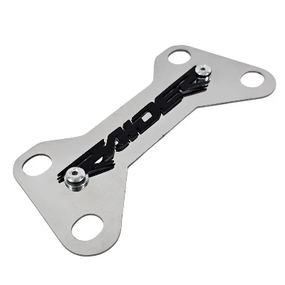 TVS RAIDER 125 Acutrax acero cromado logo 3d negro ML