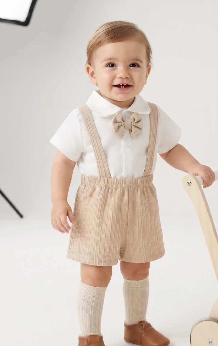 TRAJE CORTO ELEGANTE BEBÉ 