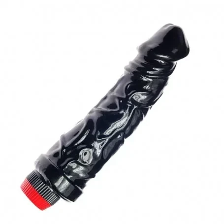 Vibrador Consolador Americano Negro 20x4cm