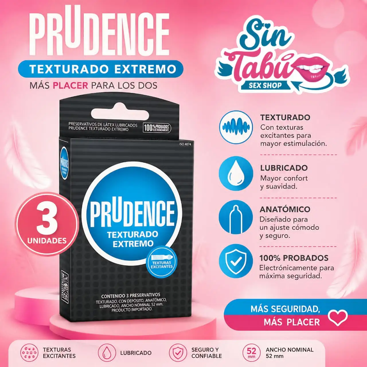 PRESERVATIVOS TEXTURIZADO EXTREMO 
