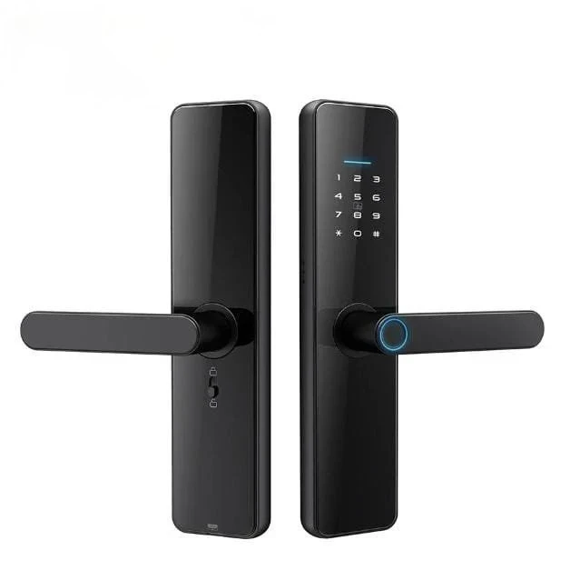 CERRADURA INTELIGENTE CON HUELLA DIGITAL BLUETOOTH 