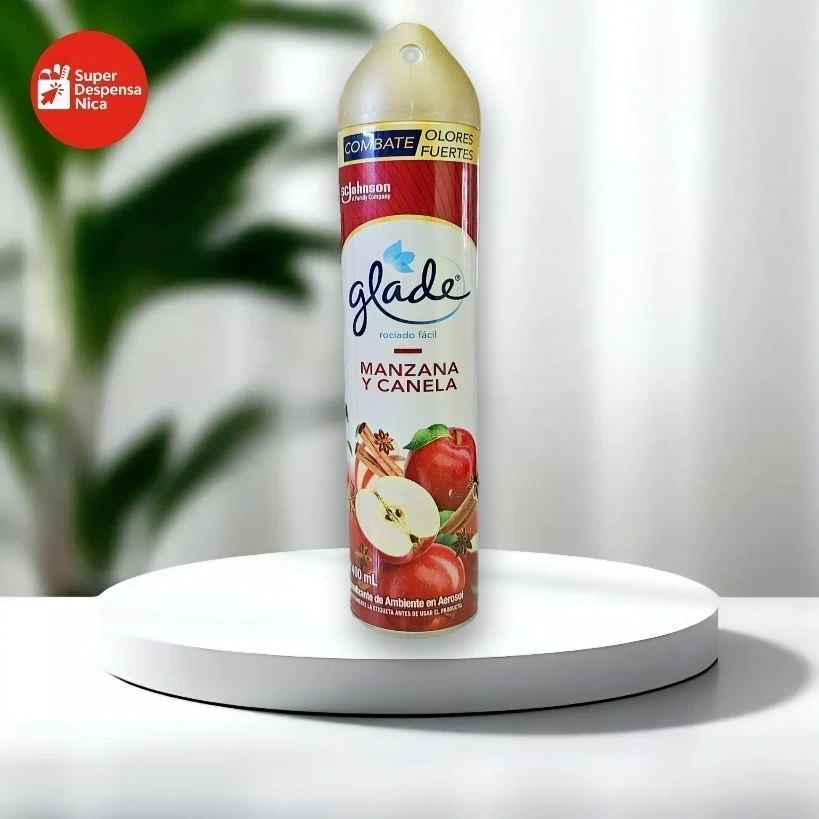 Aromatizante Aerosol Glade Manzana y Canela 400ml