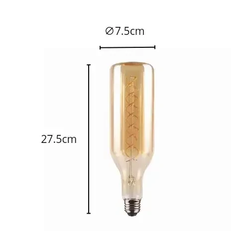 FOCO LED ZAFIRO BOTELLA 7W E27 AMBAR  4