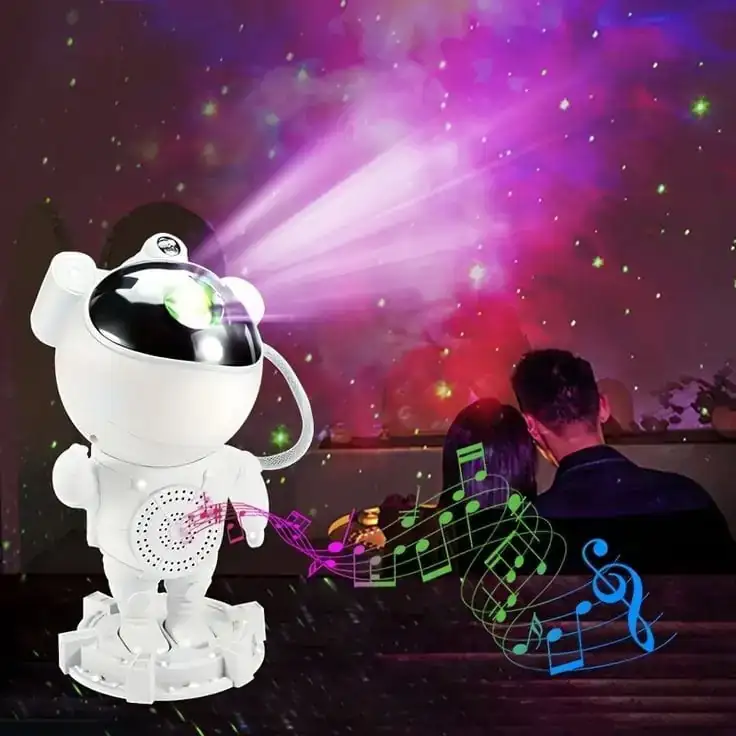 Astronauta proyector nebulosa con bluetooth 