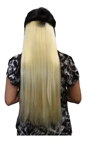 #613 Cortina Extensión Pelo Lacio Simil Natural Planchita 180°c 2