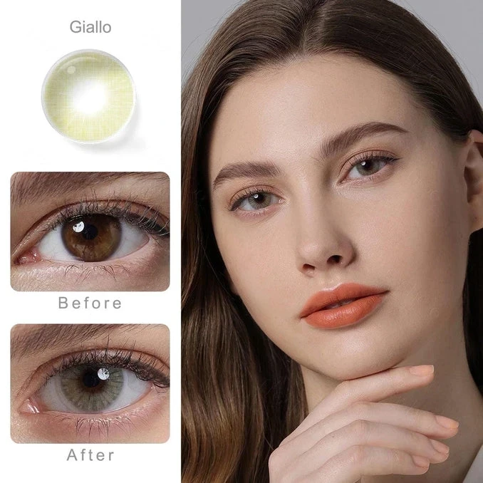 Lentes de contacto - Referencia: HIDROCOR II / GIALLO - Sin bordes 3