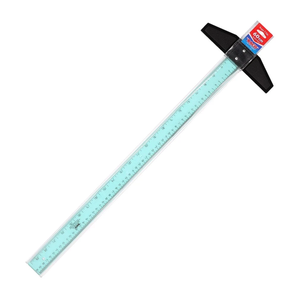 Regla T baco 60 cm acrílico fija