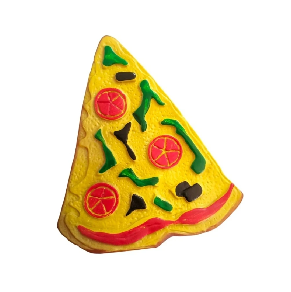 Juguete de goma pizza