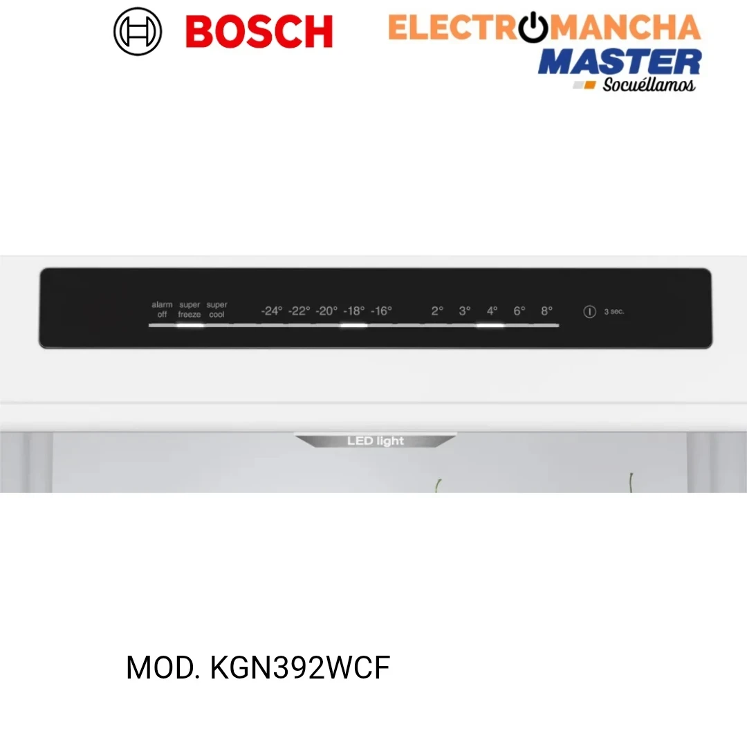 FRIGO COMBI BOSCH KGN392WCF 2,03*60 NF C 2