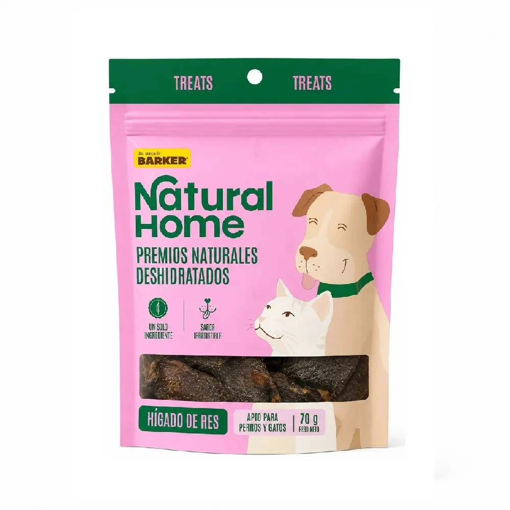 Snack Hígado De Res Deshidratado Para Perros X 70 Gramos Natural Home