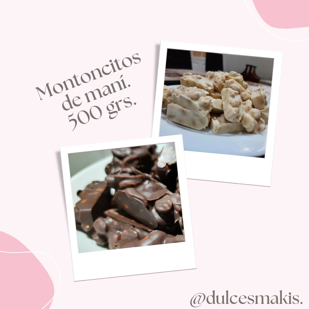 Montoncitos de Maní Negro.