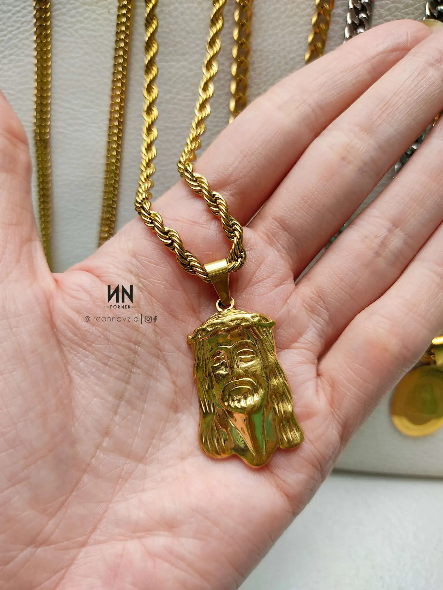 Cadena cordón cristo 3
